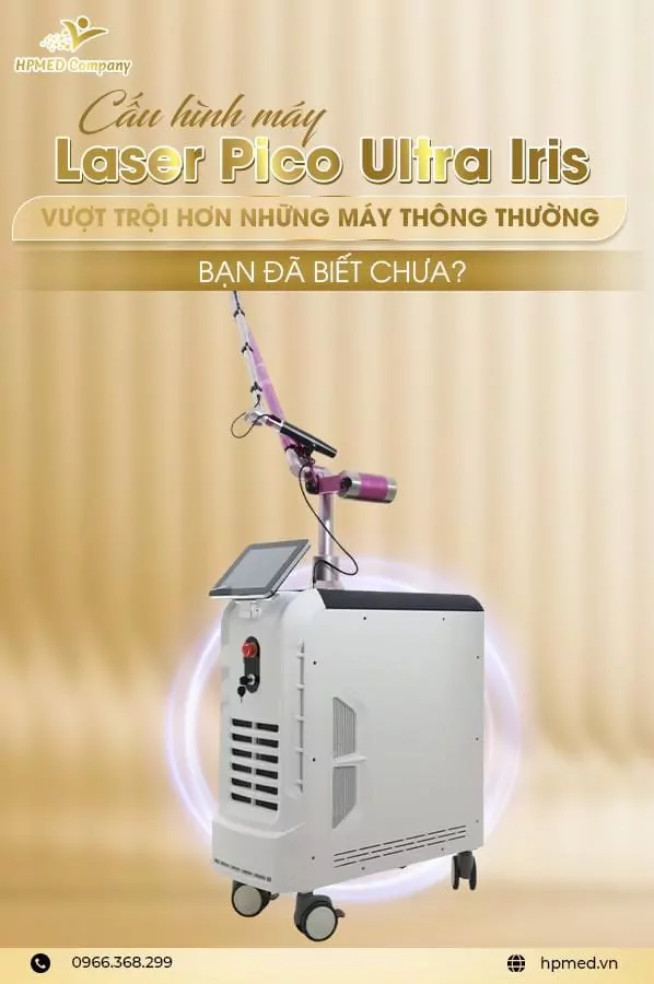 Máy Xóa Xăm Laser Pico Ultra Iris