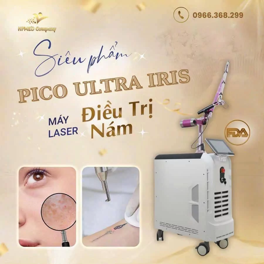 Máy Xóa Xăm Laser Pico Ultra Iris