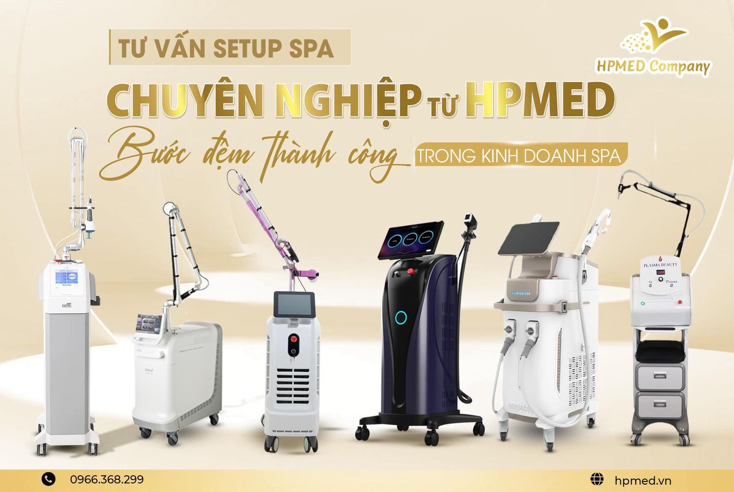 Máy Thẩm Mỹ HPmed Setup Spa Chuyên Nghiệp