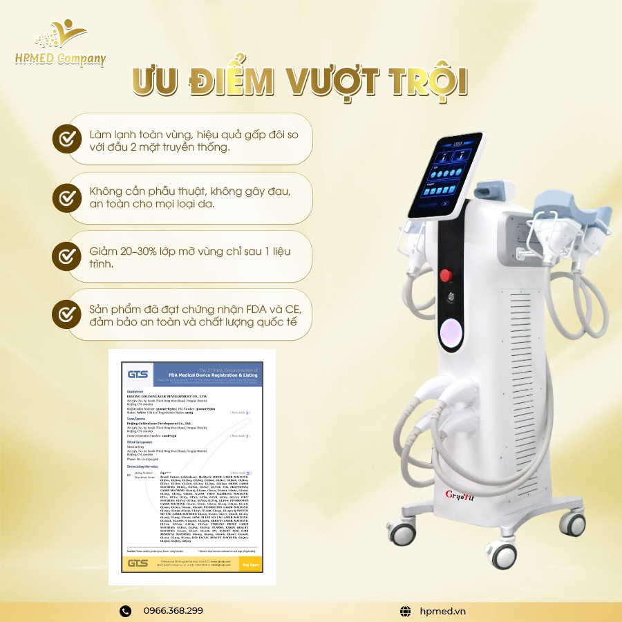 Máy Giảm Béo Quang Đông 360 Cryolipolysis 💎 Giải Pháp Làm Gọn Vóc Dáng An Toàn Cho Spa Hiện Đại