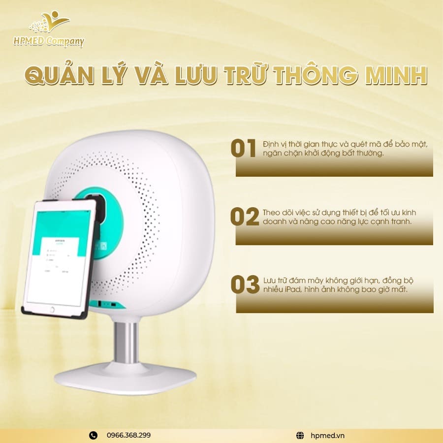 Máy Soi Da Ammy Skin Detector Kết Nối Ipad