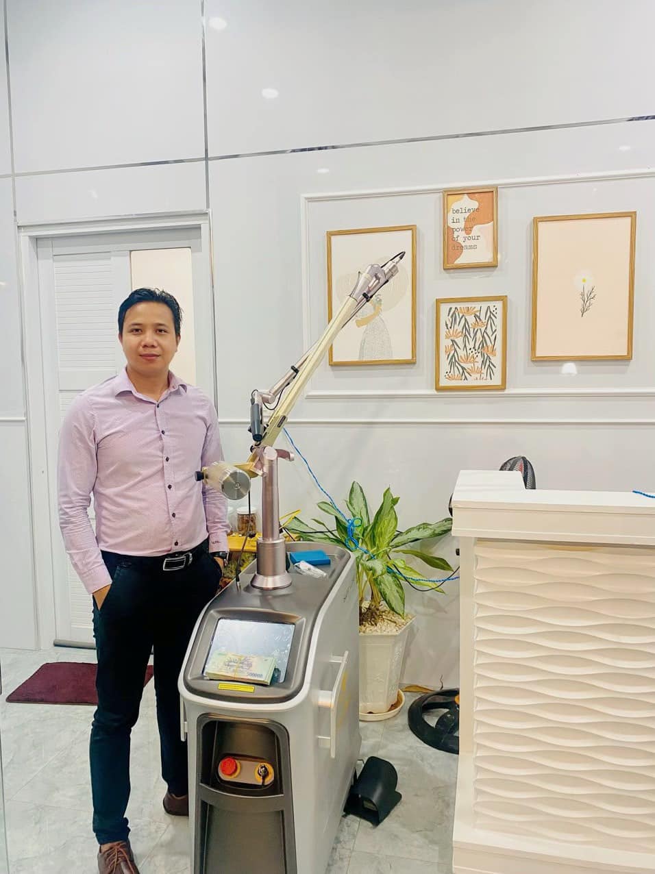 Máy Laser ND YAG Q-Switch SL-NY 602 Xóa Xăm Trị Nám