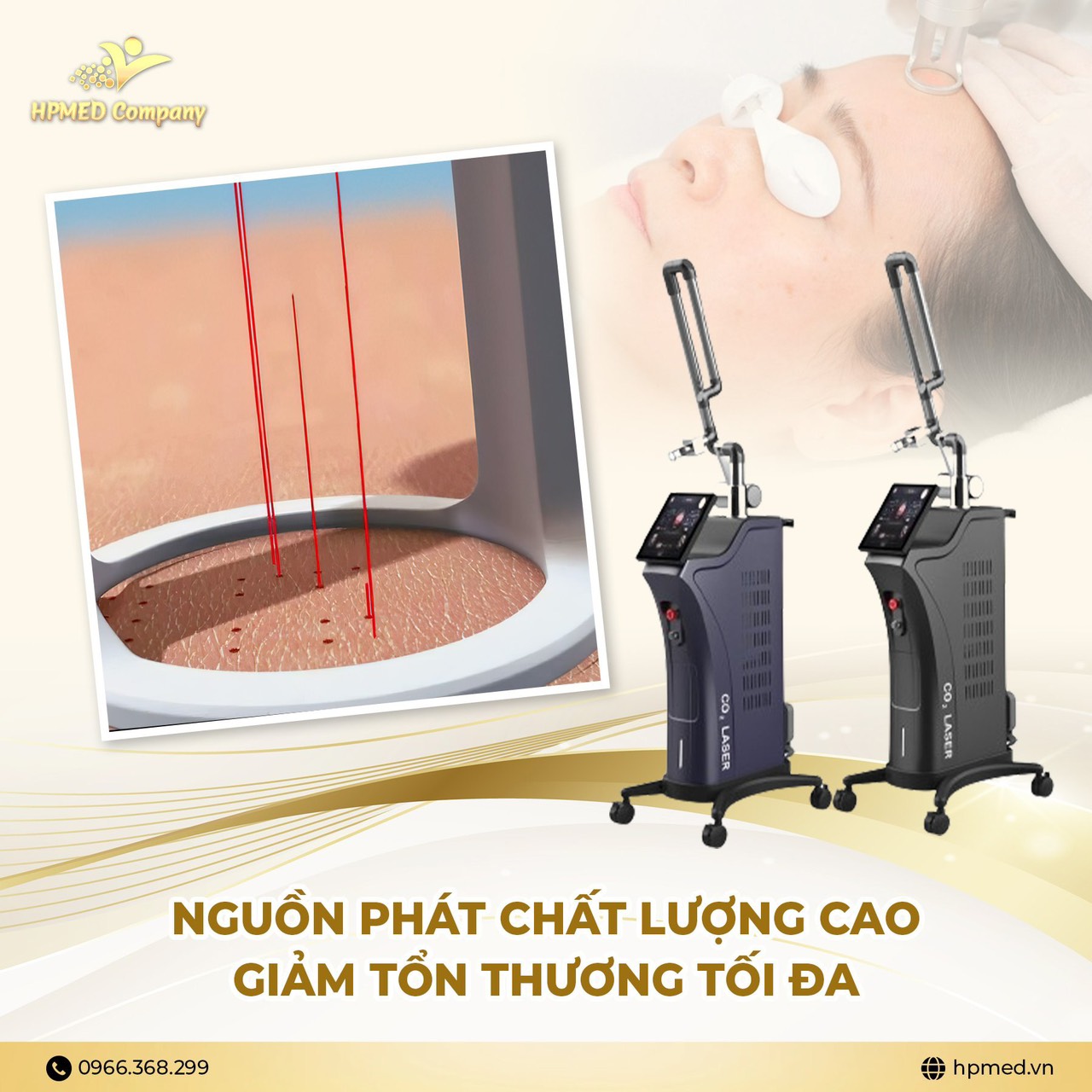 Máy Laser Co2 Fractional Harmoni Cao Cấp