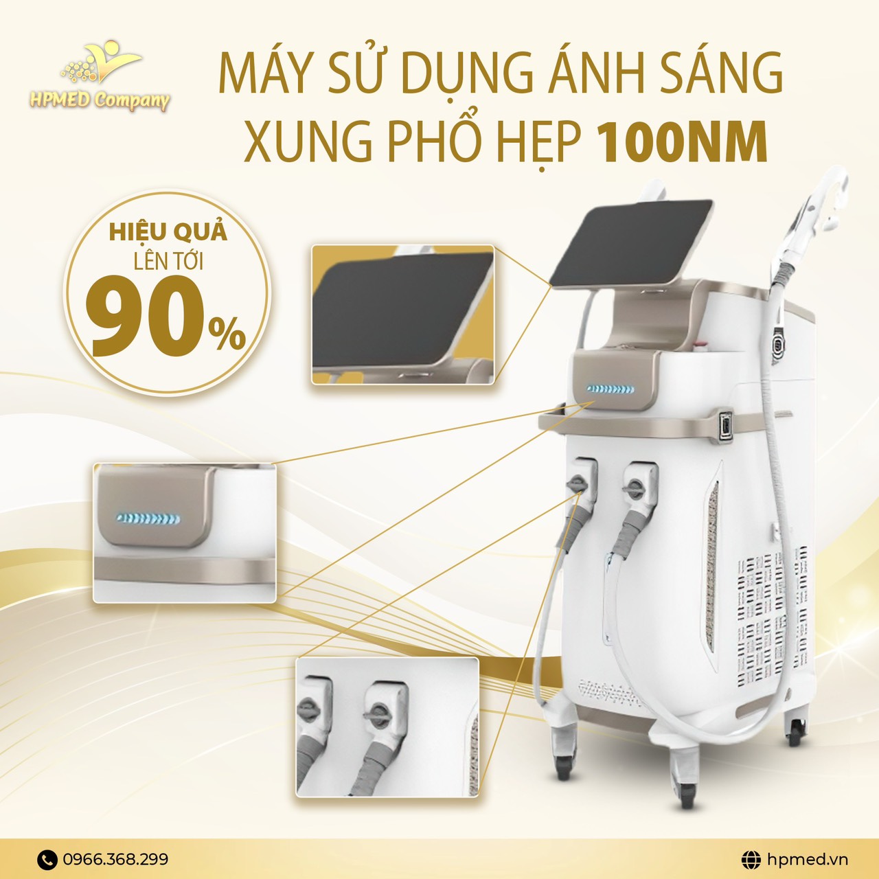 Máy Triệt Lông DPL Spectrum | Cao Cấp Bắc Kinh