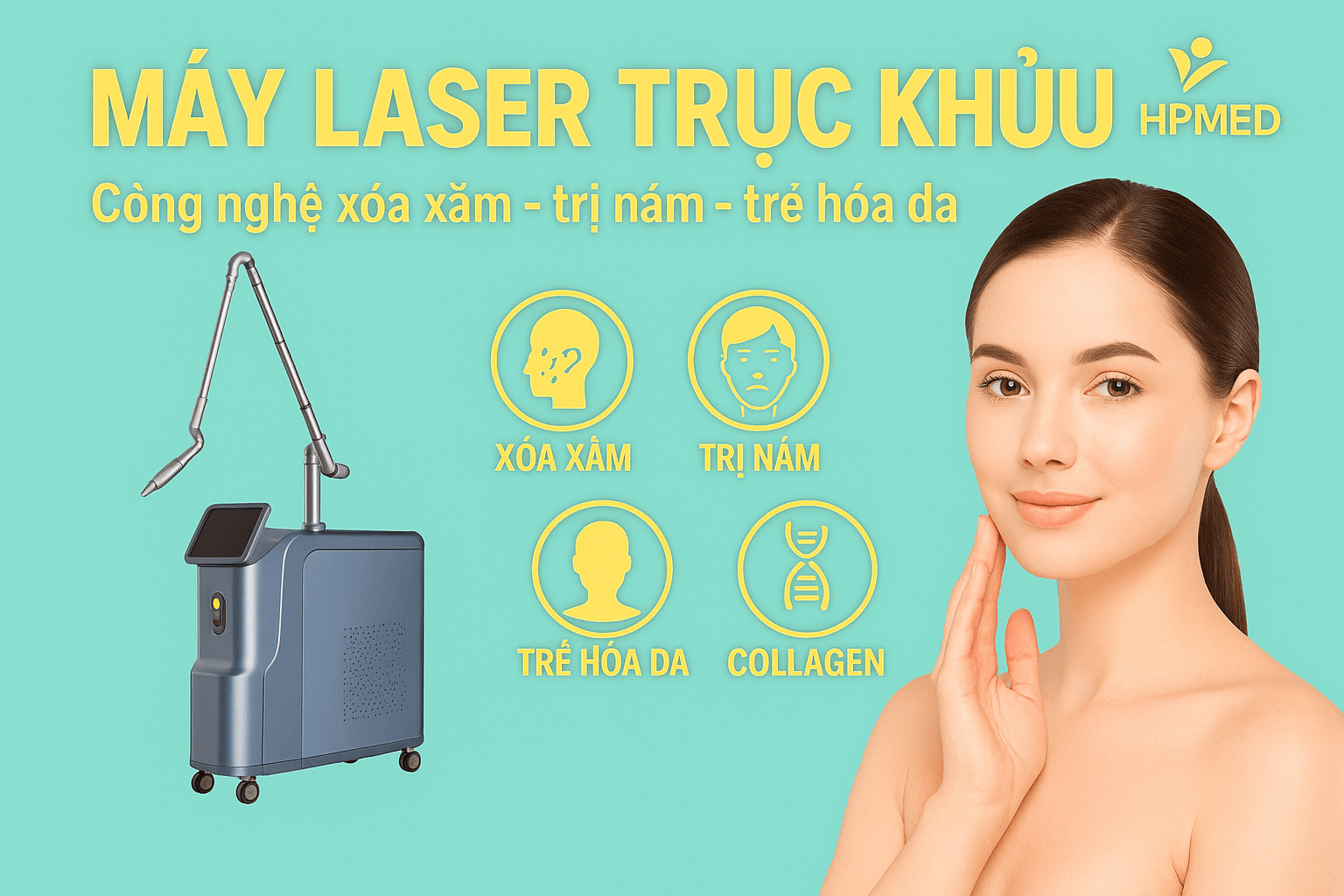 Sửa Máy Laser Trục Khuỷu – Giải Pháp Toàn Diện Cho Spa Và Thẩm Mỹ Viện 1 Máy laser trục khuỷu