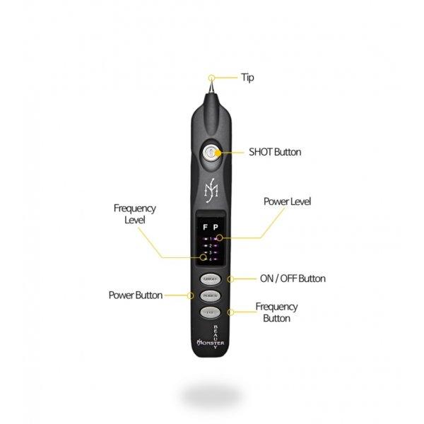 máy plasma beauty monster black nhấn mí hàn quốc