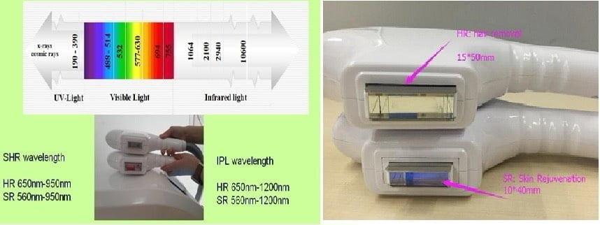 máy triệt lông shr nano light