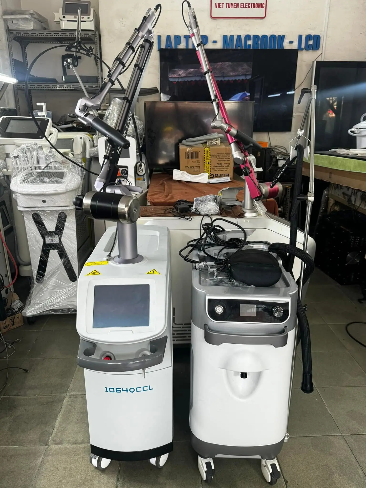 sửa máy trị nám